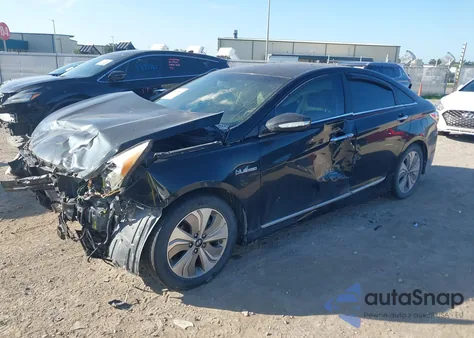 2013 Hyundai Sonata Hybrid Limited из США, поврежденный, VIN KMHEC4A42DA100683